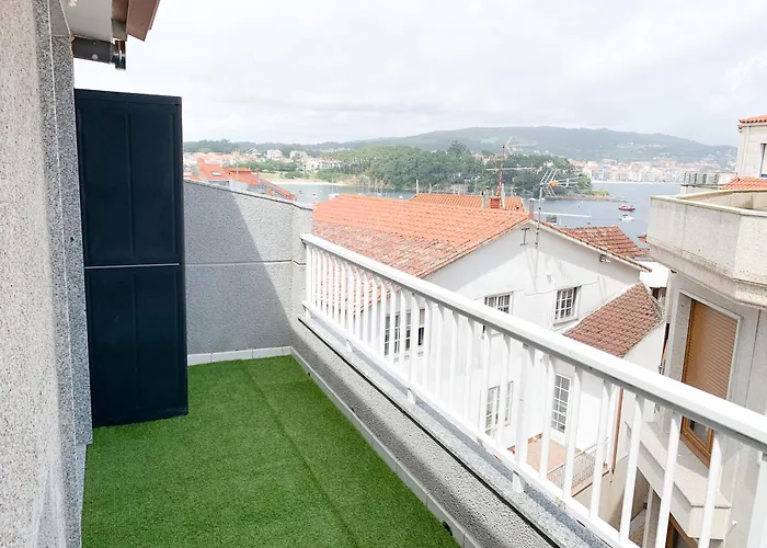 Estudio Con Terraza En La Playa * Sanxenxo